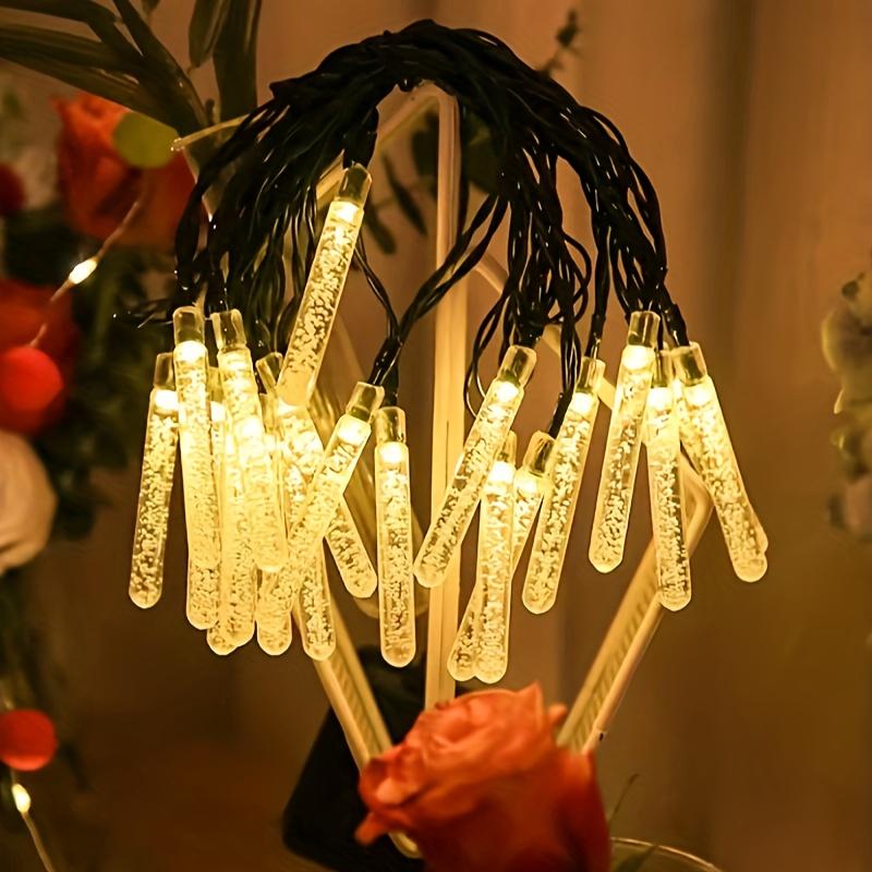 Solar Bubble String Lights, Colorful LED Outdoor Garden Decoration Lighting Modes and Button Control - Energy Saving, Space Theme