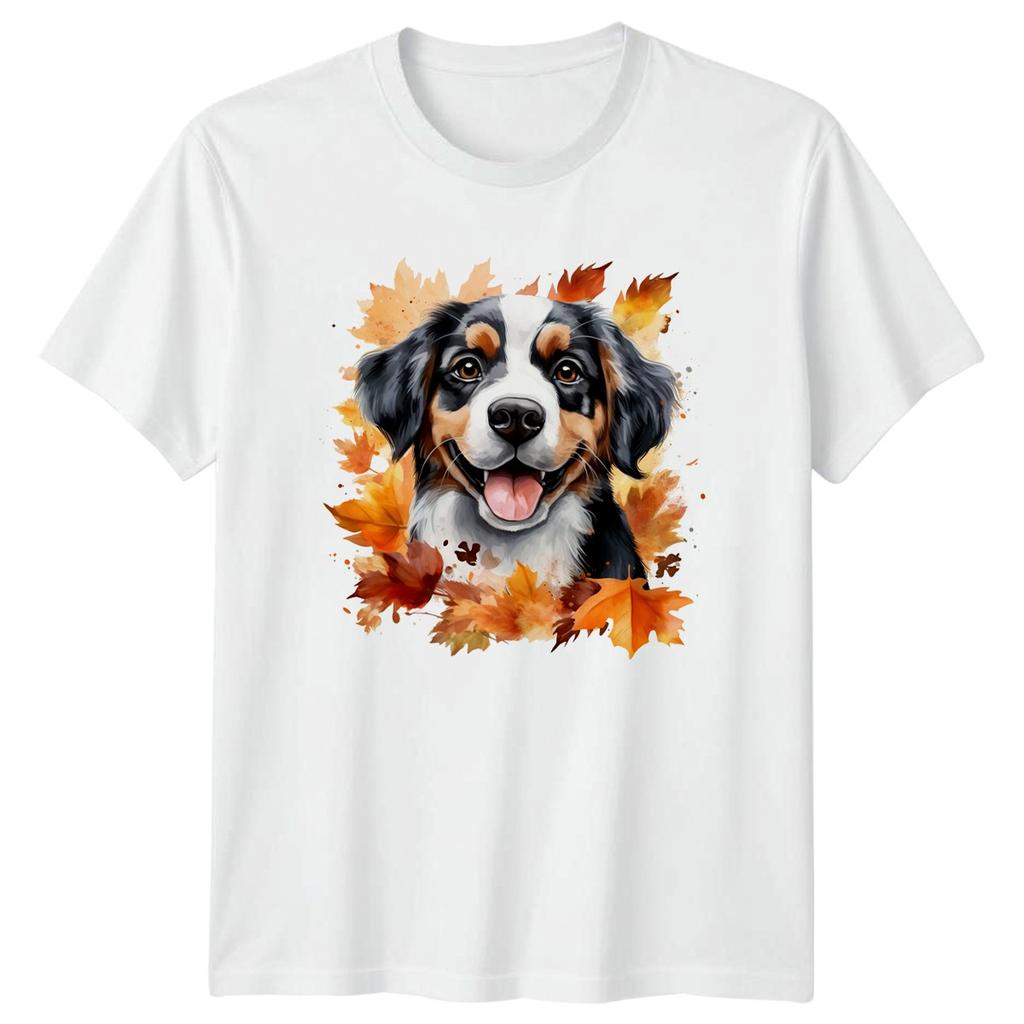 Bernese Mountain Dog Autumn Leaves TShirt Bernese Mountain Dog Dogs Gift