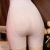 Sheer Shiny Ultra-Thin Boxer Short Men Pantyhose Sissy Penis Pouch Underwear High Waist Nylon Plus Size Open Peni Sheath Tights