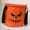 Halloween Candy Basket with LED Light Pumpkin Candy Bags for Thanksgiving Party