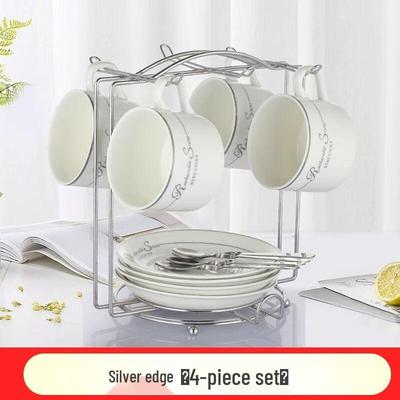 Europäisches Keramik-Kaffeebecher-Set