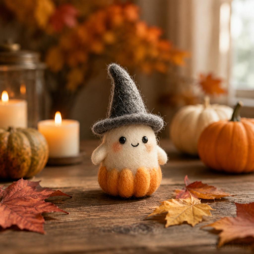 Halloween and Pumpkin Decorations for Mantel Shelf Table Centerpiece
