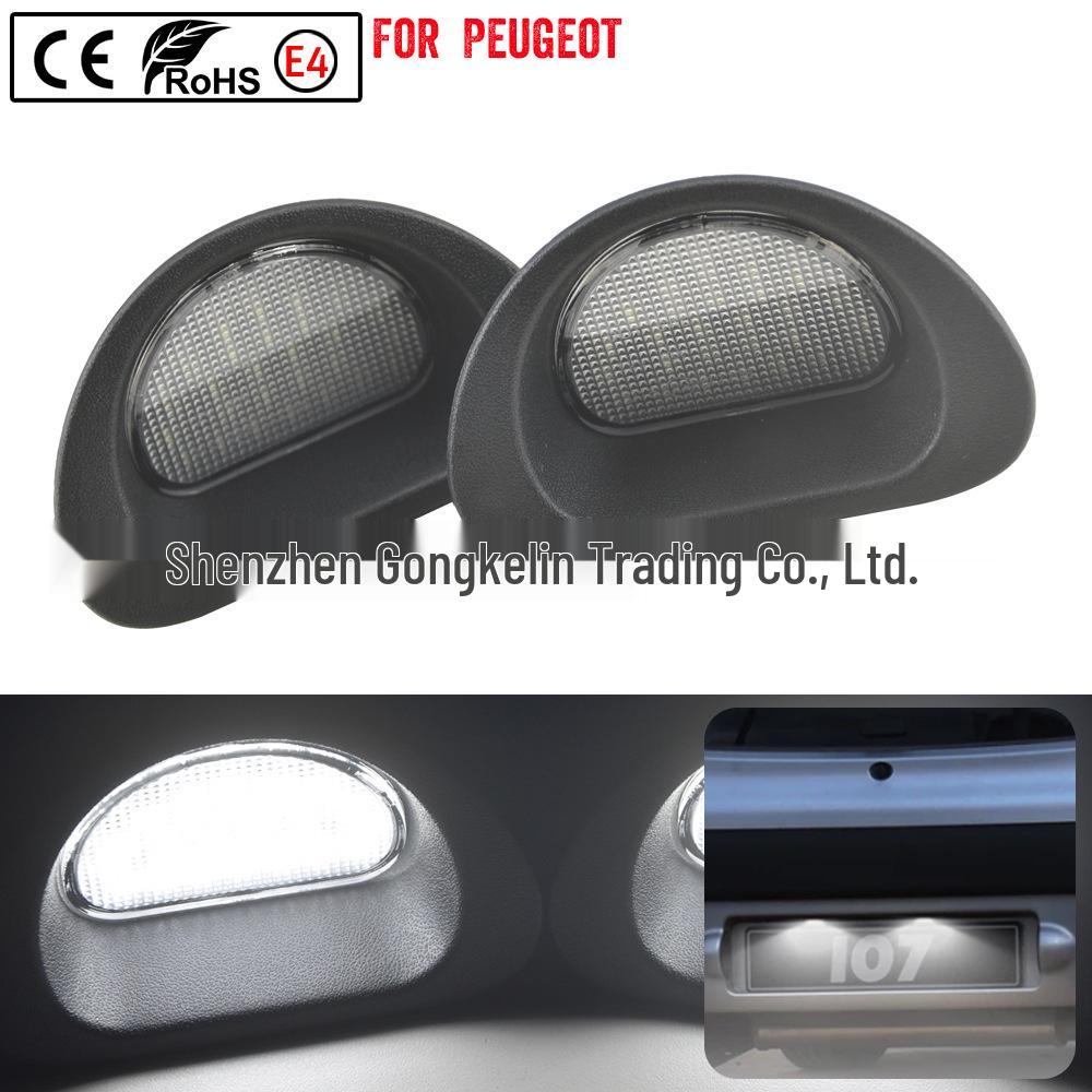 LED-Kennzeichenleuchte für Citroen C1 (2005-2013) & Peugeot 107 (2005-2014)