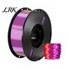 Gradient PLA Filament Three-Color Silk Filament, 1.75mm 1Kg Spool, Shiny Multicolor Smooth Output 3D Printer for DIY Printing Figurines Models Crafts