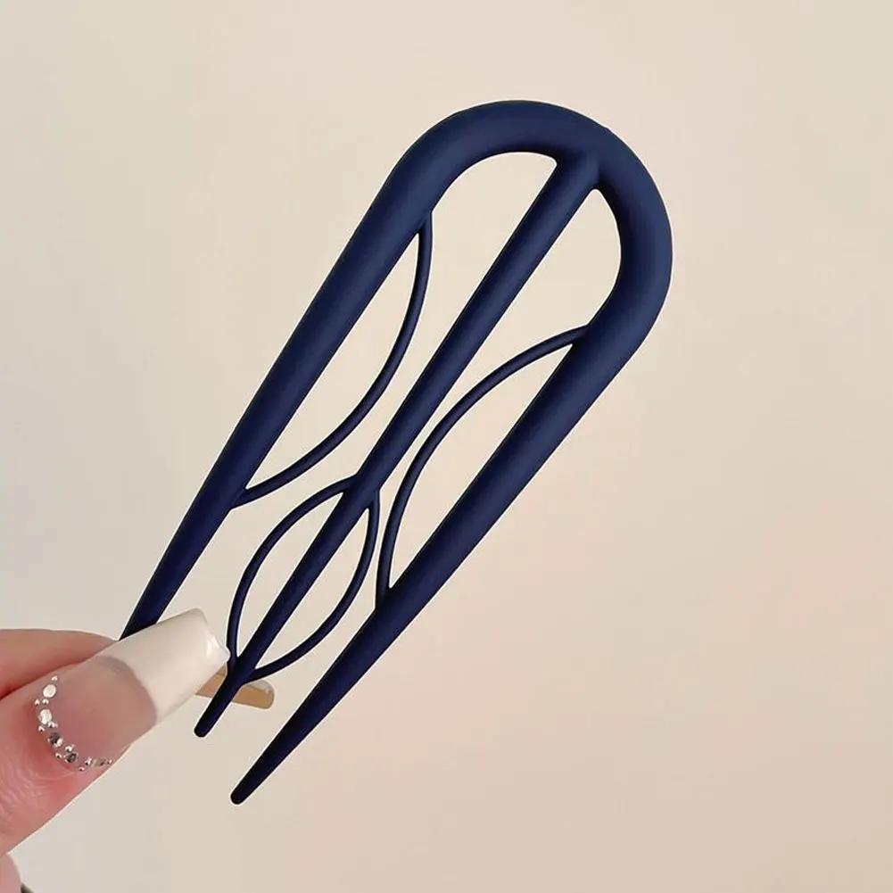 Women Universal Fashion U-shaped Hair Stick Fork Simple Geometric Hair Pin Festival Party Gift Headwear Hair Accessories