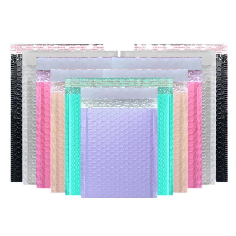 Nude Pink Coextruded Bubble Wrap Clothing Packaging Bag