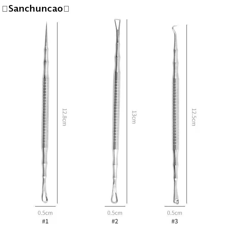 New Acne Blackhead Removal Needles Pimples Blackhead Clip Tweezers Beauty Artifact Blemish Extractor Remover Needle Tool