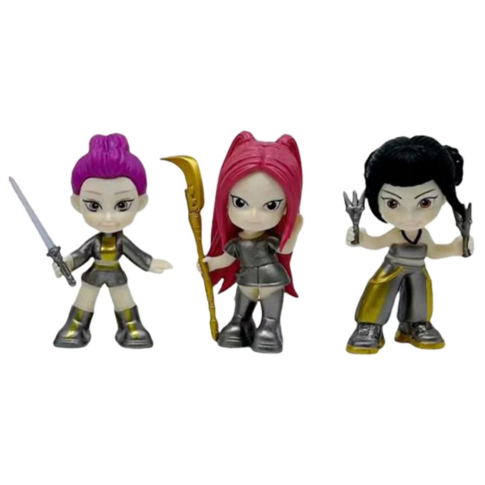 Anime Kpop Dämonenjäger Puppe Spielzeug Rumi Mira Zoi Charakter Blind Bag Ornament Spielzeug Kinderspielzeug Weihnachtsgeschenk