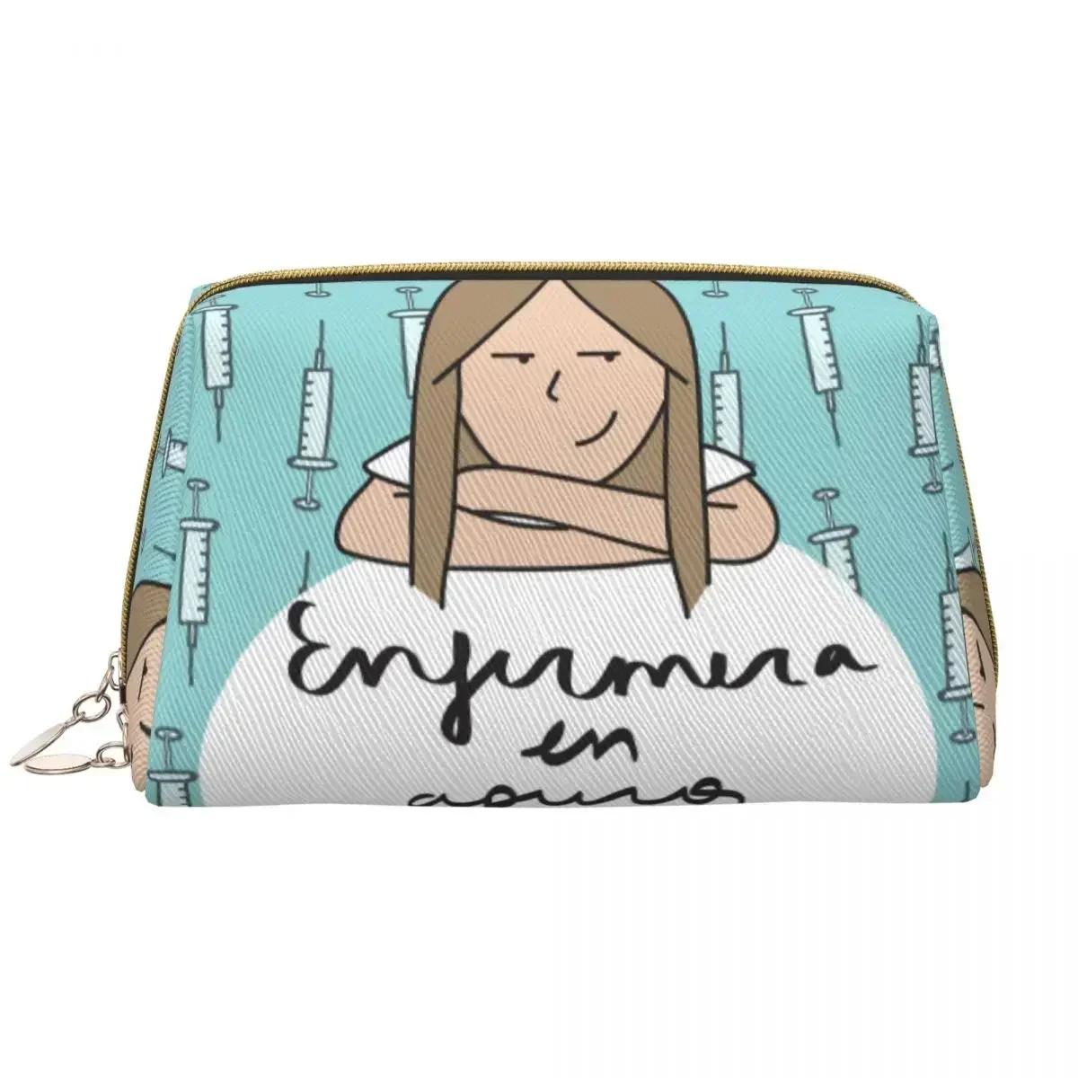 

Enfermera En Apuros Doctor Nurse Medical Health Cosmetic Bag Women Kawaii Big Capacity Makeup Case Beauty Storage Toiletry Bags S разноцветный