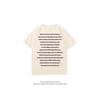 Letter printing casual style short-sleeved t-shirt women's summer new trendy brand loose and versatile inner half-sleeved top