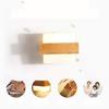 Wall Sconce Solid Wood Primary Color Bedroom Wall Lamps Retro Wooden Wall Lamps,  for Living Room, Bedroom, Indoor Bedside Decor