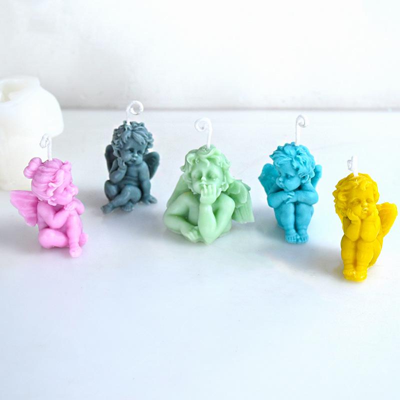 Angel Aroma Candle Silicone Mold for Home Decor
