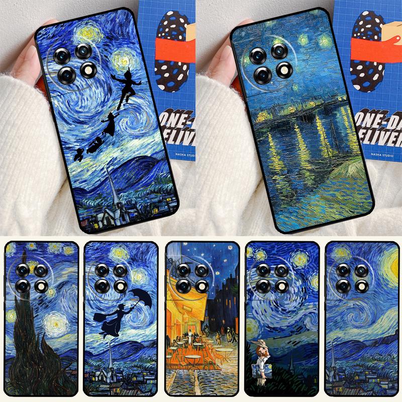 Van Gogh Starry Sky For OnePlus Nord CE 4 3 2 Lite N20 N30 9 10 Pro 8T 9RT 10T 10R 13R 12R 11 12 13 Phone Case