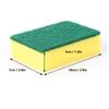 10pcs Kitchen Dish Bowl Washing Sponge Cleaner Cleaning Cloth Rags 10x7x3cm