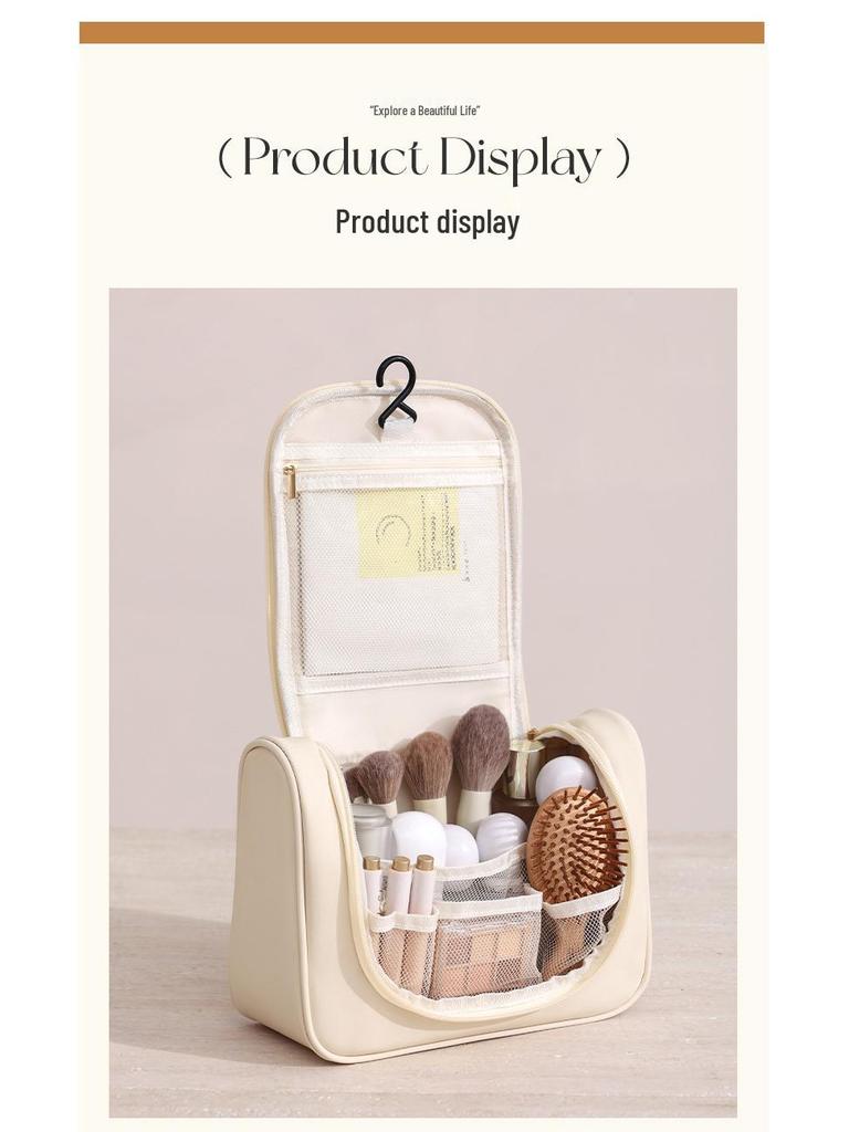 Portable Hanging Toiletry and Makeup Bag for Travel