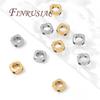 18K Gold Plated Beads For Jewelry Making,Loose Spacer Beads For Bracelets Accessories,,Bead Separators DIY Necklace Findings