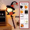 Bendable DIY Halloween Magic Wand with Light String Handheld Lantern Wand  Halloween Party