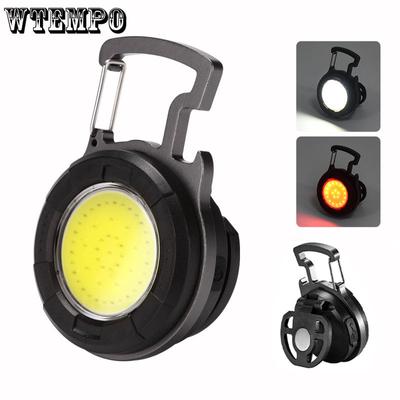 Mini Linterna Pequeña Llavero Luz Hebilla para Senderismo Luz de Trabajo Portátil Luz con Clip para Gorra Camping al Aire Libre Linterna de Luz Fuerte