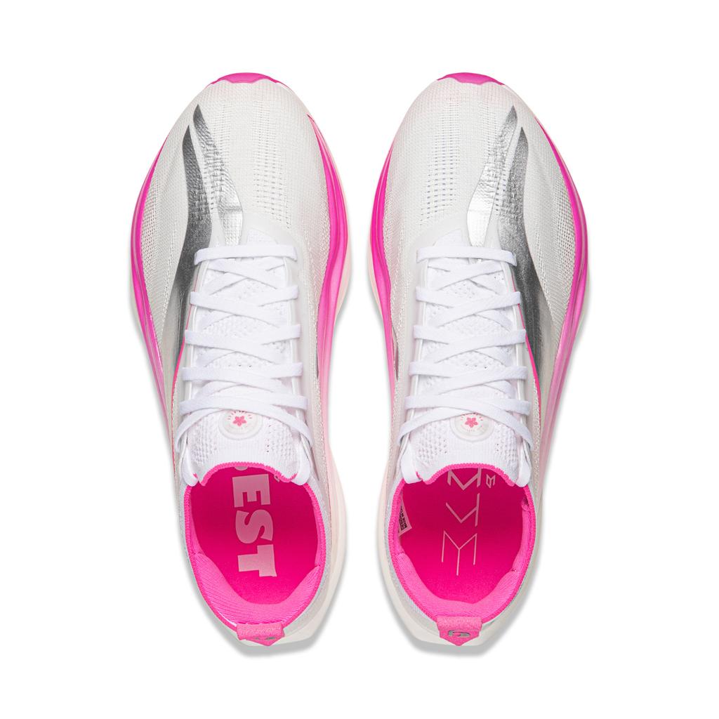 Li Ning Feidian 6 ELITE Amortiguación Antideslizante Resistente a la Abrasión Rebote Caña Baja Placa de Carbono Zapatillas de Running Unisex ARMW001-22