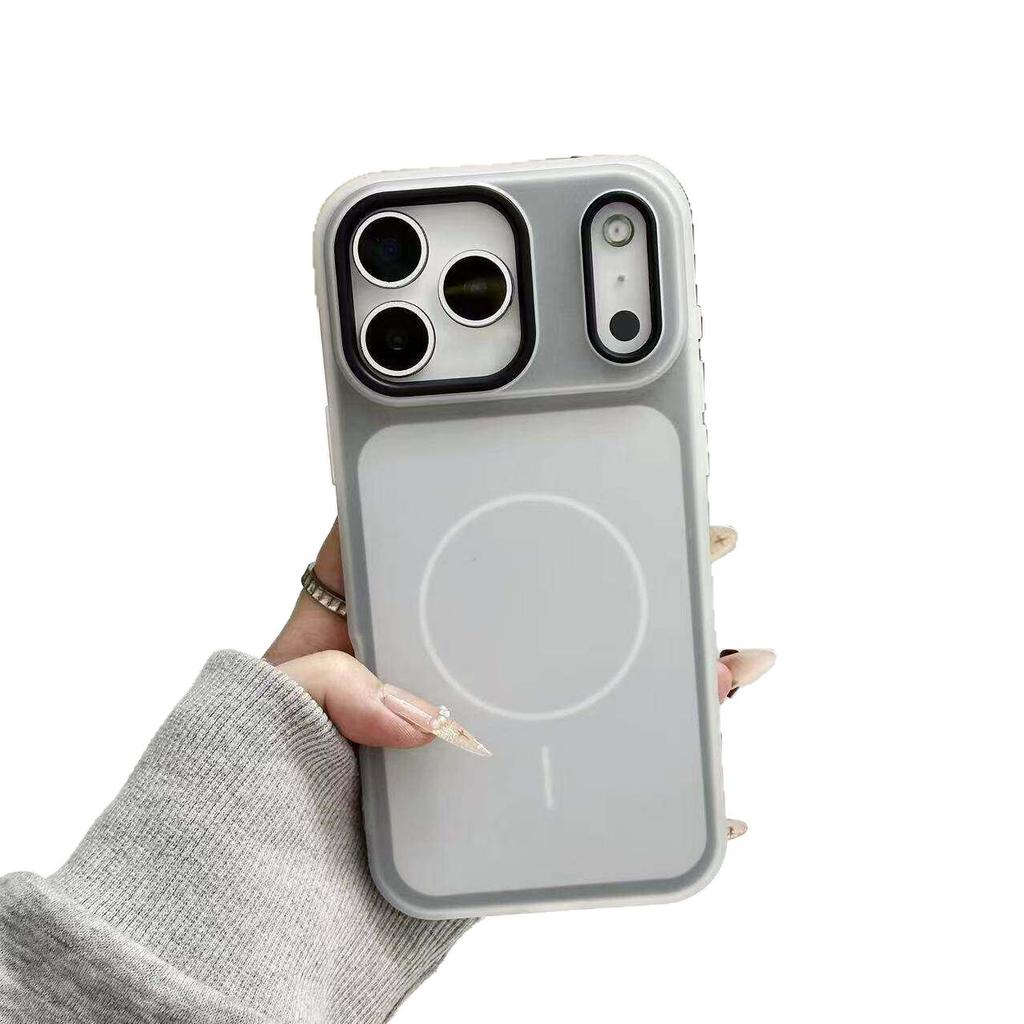 iPhone18PROMAX two-color dopamine jelly magnetic mobile phone case is suitable for Apple 17 new protective case 16.