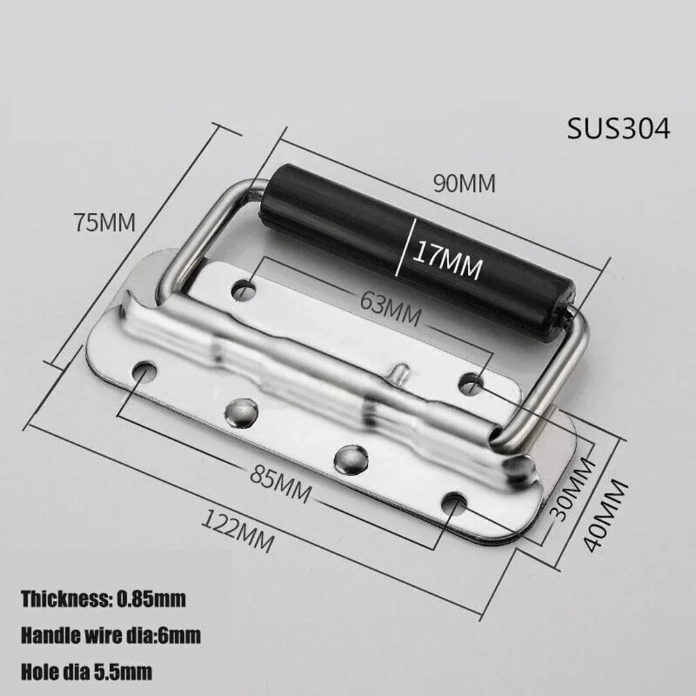 Stainless Steel Handle Cabinet Door Drawer Handle Wardrobe Door Handle  Folding Door Handle Tool Box Folding Handle Hardware