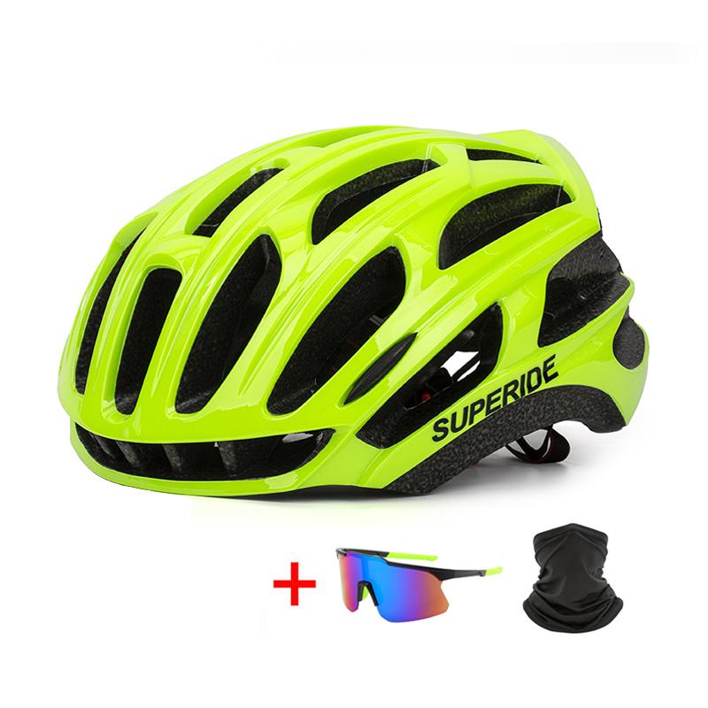 Superide Integrally-Molded Mountain Road Bike Helmet Sports Racing Riding Cycling Helmet Men Women Ultralight Mtb Bicycle Helmet