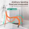 Silicone Flexible Hose Kitchen Faucet Extension Extender Universal 360° Rotating Water Tap Pipe Tube for Bathroom Wash Basin