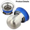 1pc Shower Floor Drain Core Backflow Preventer Sewer 304 Stainless Steel Floor Drain Bathroom Drainage Pipe Odor-proof Drain