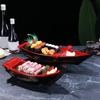 Sushi Serving Ship Plate Elegant Tableware Sashimi Serving Plate Plastic Texture Suitable for Sashimi and Appetizers
