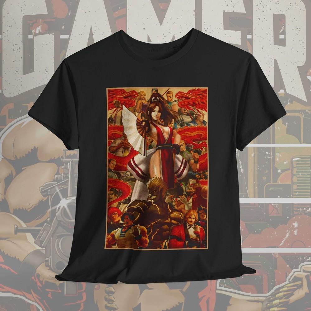 

Mai Shiranui Retro King of Fighters Gaming Shirt, Vintage Gamer Unisex Tee, S
