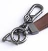 Leather Car Key Case Bag For ix25 ix35 i10 i30 Solaris Tucson Sonata Santa Fe Sport Mistra Elantra Creta Verna 2015-2018