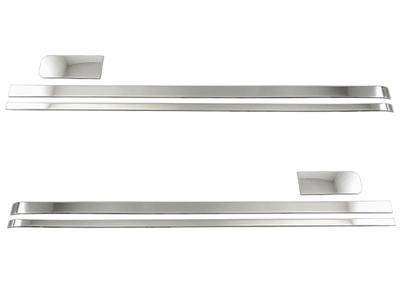 BRIGHTZ NV350 Caravan KS2E26 KS4E26 Super Mirror Finish Stainless Steel Plated Slide Rail Panel 4PC E 26 Caravan Wagon KS2E26 KS4E26 KS2E KS4E 26