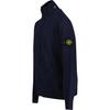 Stone Island Sweater Logo Patch Button Fitted Long Sleeve Knit Kids sweaters Black 7916503Z1-V0029