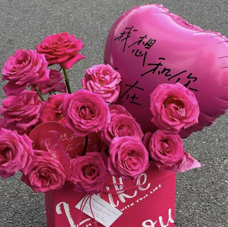Aisheng Heart-Shaped Foil Balloons
