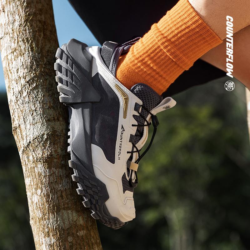 New LiNing CF Linchuan SS Cushioning Wear-Resistant Low-Top Casual Shoes Men's Gray Black AGLU143-3