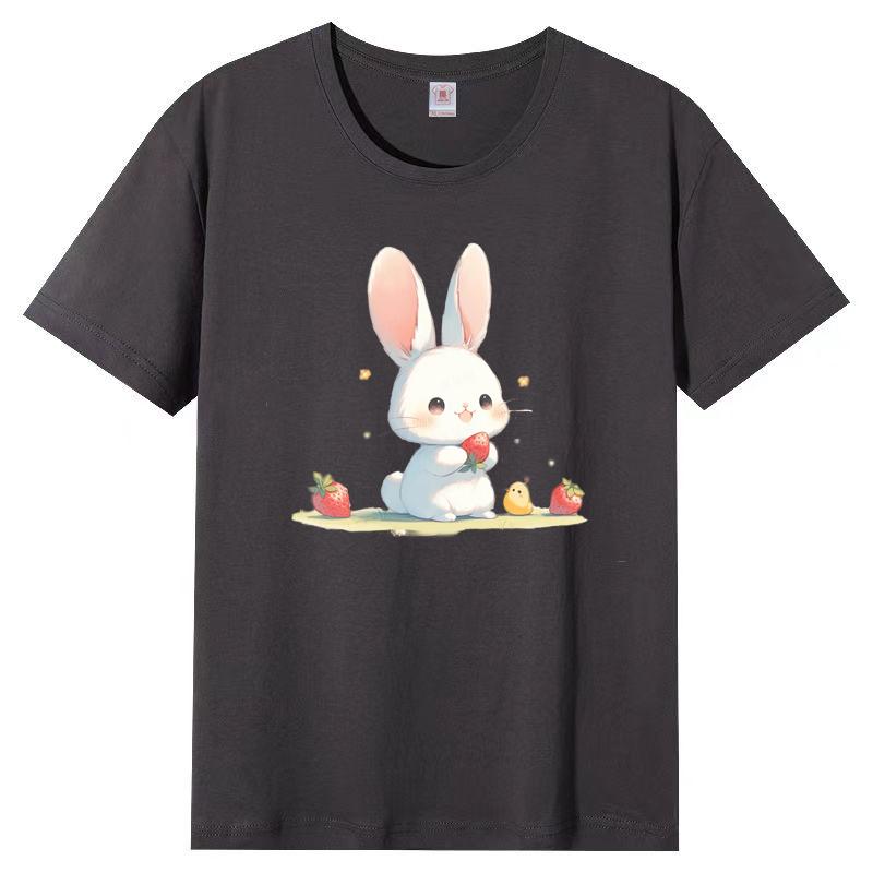 Summer New Korean Pattern Short-sleeved T-shirt Female Student Tops