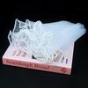 Korean Pearl Ruffle Gauze Floral Bouquet Wrapping Material - Pleated Mesh Wave Gauze