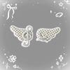 1 Pair Subculture Musical Note Hair Clip Polka Dot Y2K Hair Accessory  Casual Wear
