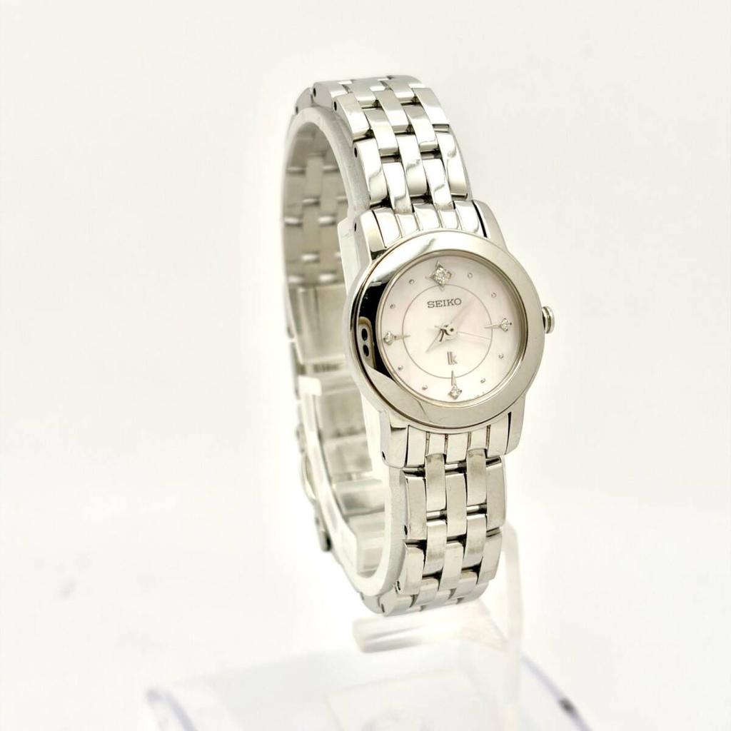 SEIKO LK Lukia Watch 4P Diamond Shell 505289 [New Battery] Women's 1N01-0HE0
