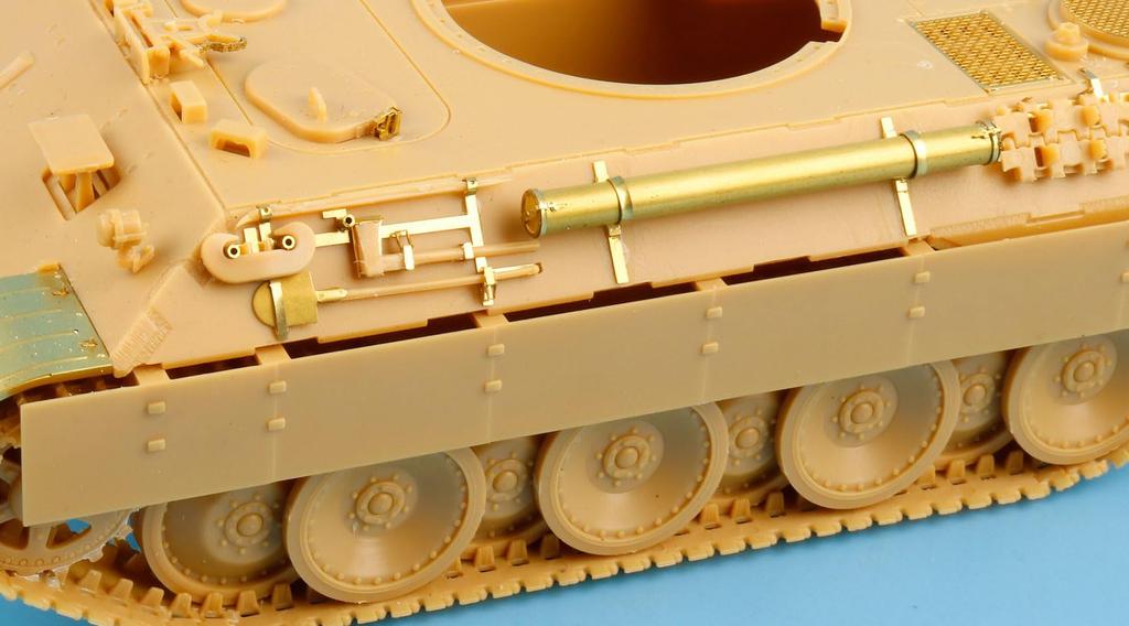 Tetra Model Works ME Series German Medium Tank Panther A Etching Parts Plastic Model Parts ME4808 1/48 Ausf. (HB) (Combat Vehicle)