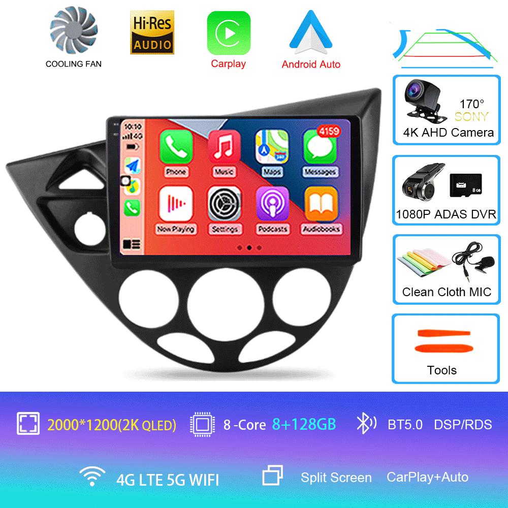 9“ Android 13 For Ford Fiesta 1995-2001 Focus MK1 1998-2004 7 Inch Multimedia Car Radio Stereo Carplay Autoradio Head Unit Auto