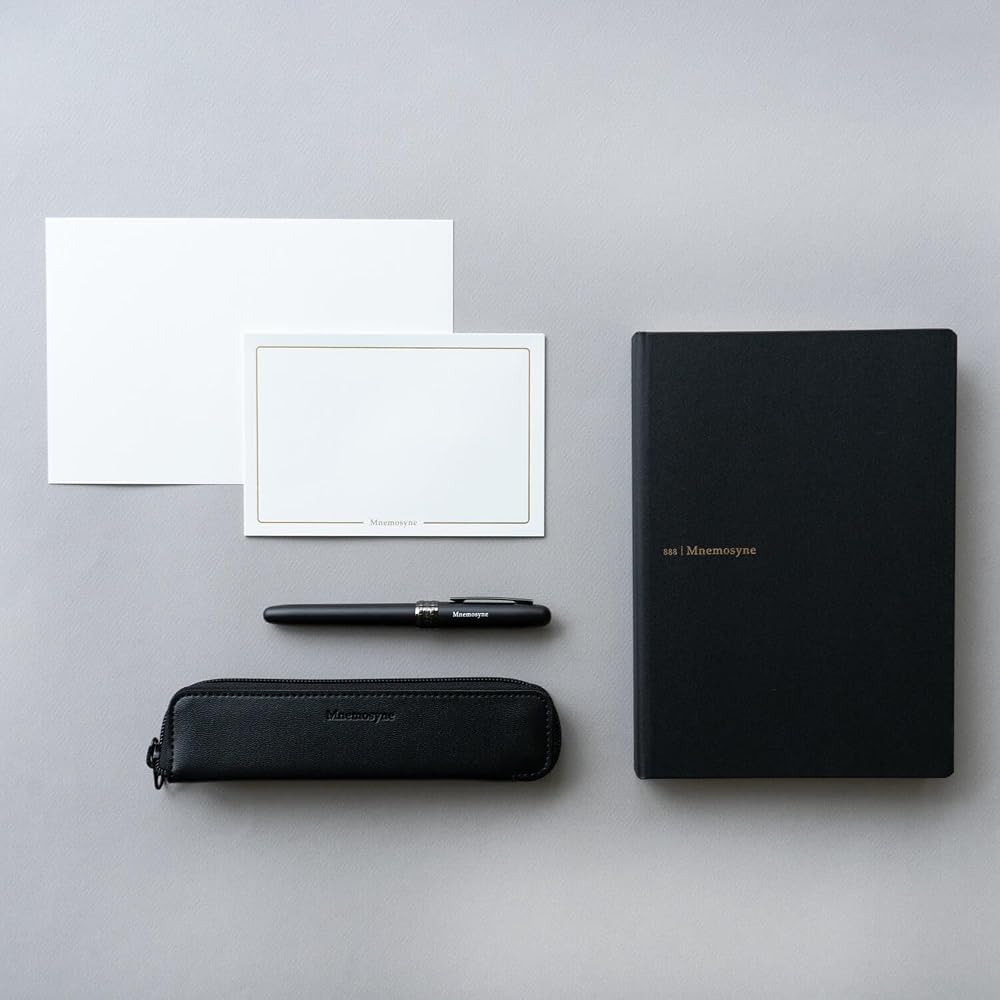 Maruman Fountain Pen and Journal Notebook Mnemosyne A5 Dot Grid Ruled (Made In Japan) - Fountain