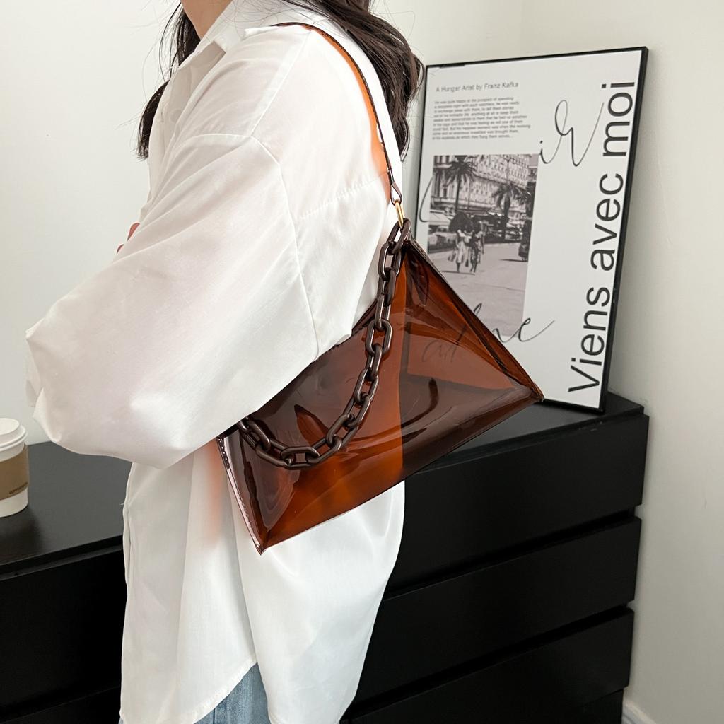 Fashionable Women's Bag, Fresh and Clean Jelly Bag, Women's Underarm Bag, Single-shoulder Small Bag