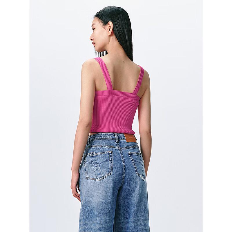 PEACEBIRD Women's Elegant Knit Tank Top