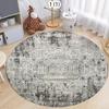 Light Luxury Carpets for Living Room Modern Minimalist Bedroom Decor Carpet Large Area Round Study Rug Thick Anti-slip Floor Mat