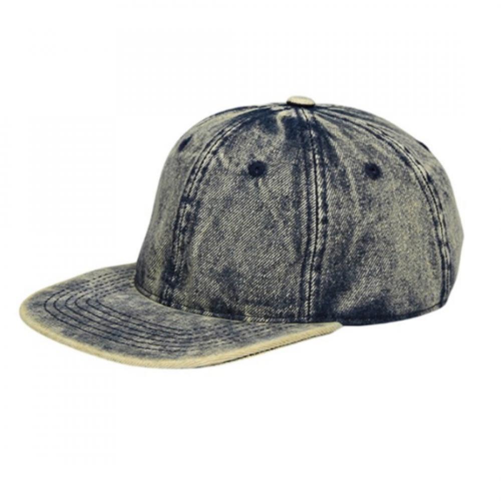 New ArrivalS Open Run Men S Vintage waSh Denim Snapback Cap adjuStable Fit