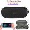 Protable Carrying Case Shockproof Travel Protective Case with Mesh Pocket Travel Storage Bag for Retroid Pocket 5 Game Console