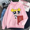 Flying Little Police Sweater Cartoon Anime Printed Hooded Pullover Sweater Loose Hot Top