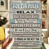 Tin Sign Art Metal Wall Decor 20x30cm Retro Vintage Painting