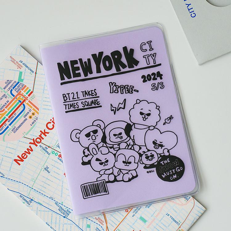 

BT21 CITY EDITION Passport Wallet - New York 1P